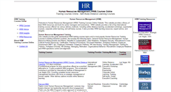 Desktop Screenshot of hrmtrainingcoursesonline.org